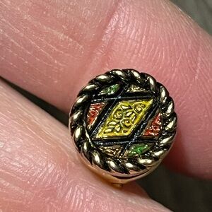 vintage Sarah Coventry Mosaic tie tack or label pin - beautiful
